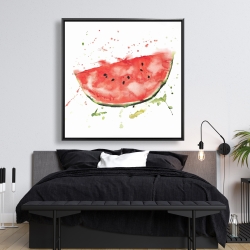 Framed 48 x 48 - Watermelon slice