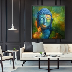 Encadré 48 x 48 - Bouddha coloré