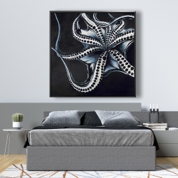 Framed 48 x 48 - Octopus tentacle