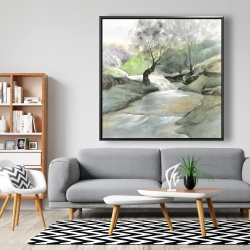 Framed 48 x 48 - Oasis of relaxation