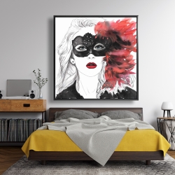 Framed 48 x 48 - Masked ball