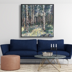 Encadré 48 x 48 - Bouleaux
