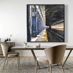 Framed 48 x 48 - New-york subway