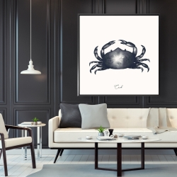 Encadré 48 x 48 - Crabe bleu