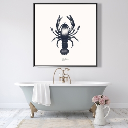 Encadré 48 x 48 - Homard bleu