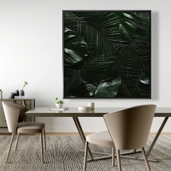 Framed 48 x 48 - Tropical jungle