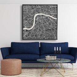 Encadré 48 x 48 - Plan de la ville de londres