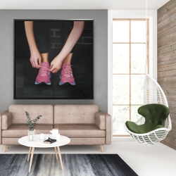 Encadré 48 x 48 - Prêt pour la course