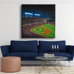 Framed 48 x 48 - Baseball game