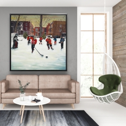 Encadré 48 x 48 - Jeunes joueurs de hockey