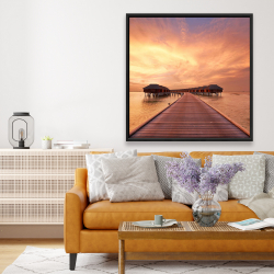 Framed 48 x 48 - Sea villas
