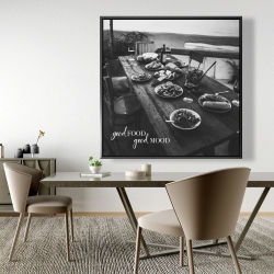 Encadré 48 x 48 - Bonne bouffe, bonne humeur