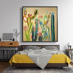 Framed 48 x 48 - Desert gems