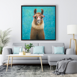 Encadré 48 x 48 - Aimable llama