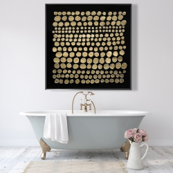 Encadré 48 x 48 - Points sur l'or