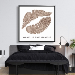 Encadré 48 x 48 - Wake up and makeup