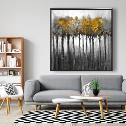 Framed 48 x 48 - Illuminated forest