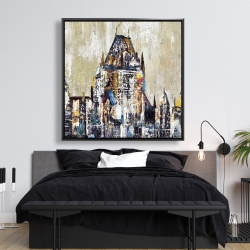 Encadré 48 x 48 - Château frontenac abstrait