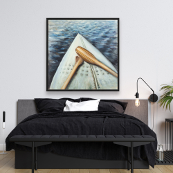 Framed 48 x 48 - Canoe adventure