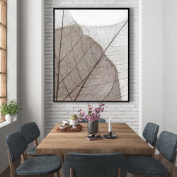 Encadré 48 x 60 - Feuilles séchées translucides