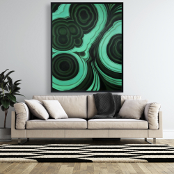 Encadré 48 x 60 - Pierre malachite