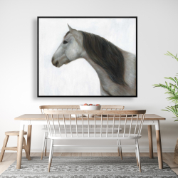 Framed 48 x 60 - Winter horse