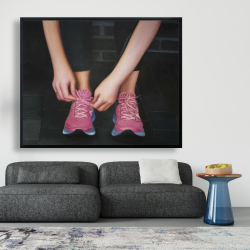 Encadré 48 x 60 - Prêt pour la course