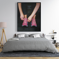 Encadré 48 x 60 - Prêt pour la course