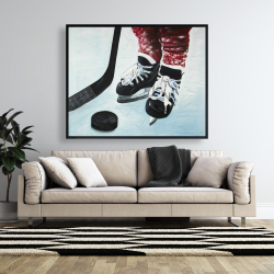 Encadré 48 x 60 - Jeune hockeyeur