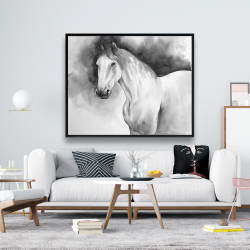 Encadré 48 x 60 - Domino le cheval