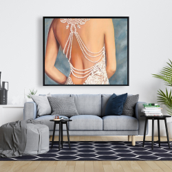 Framed 48 x 60 - Wedding dress