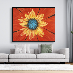 Framed 48 x 60 - Flower middle