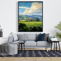 Framed 48 x 60 - Peaceful day