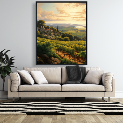 Framed 48 x 60 - Calm dusk