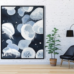 Framed 48 x 60 - Jellyfishs
