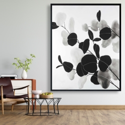 Encadré 48 x 60 - Branches et feuilles rondes