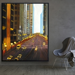 Framed 48 x 60 - New york city 9th street