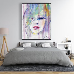 Framed 48 x 60 - Abstract beauty