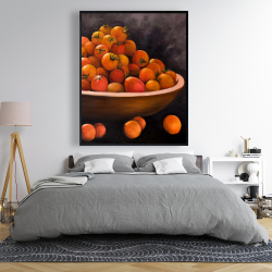Framed 48 x 60 - Bowl of cherry tomatoes