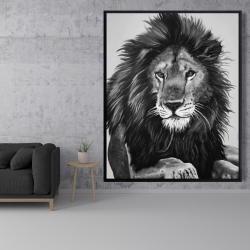Framed 48 x 60 - The lion king