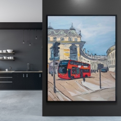 Framed 48 x 60 - Piccadilly circus of london