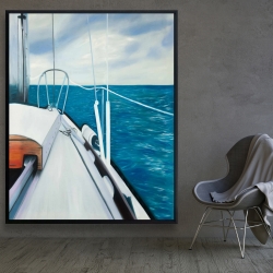 Framed 48 x 60 - Sail on the water