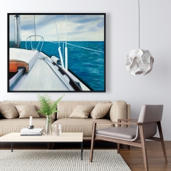 Framed 48 x 60 - Sail on the water