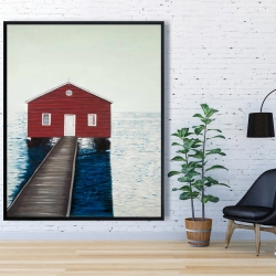 Encadré 48 x 60 - Hangar à bateaux