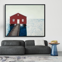 Encadré 48 x 60 - Hangar à bateaux