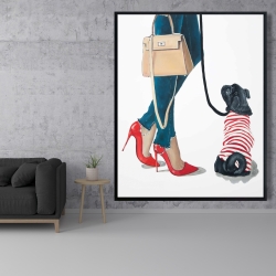 Encadré 48 x 60 - Meilleurs amis de la mode