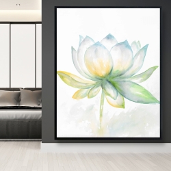 Framed 48 x 60 - Lotus flower