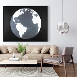 Encadré 48 x 60 - Vue satellite de la terre