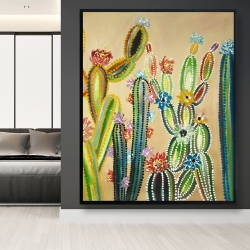 Framed 48 x 60 - Desert gems