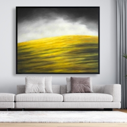 Framed 48 x 60 - Yellow hill